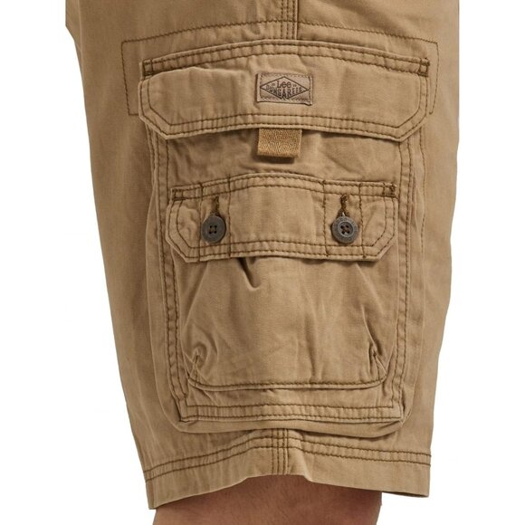 Men's Big & Tall Dungarees Belted Wyoming Cargo Short - Picture 5 of 7
